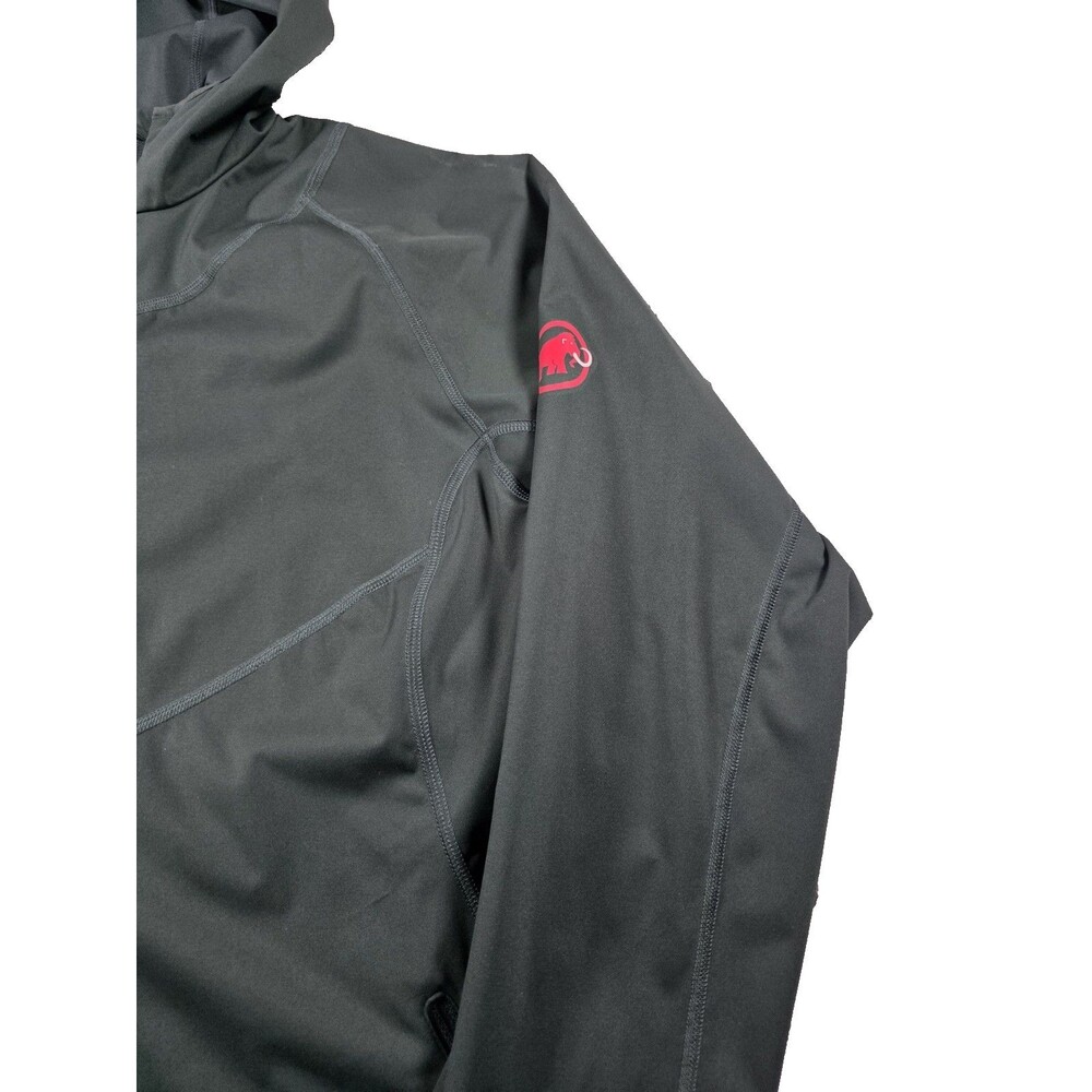 Mammut Womens‎ Size M Medium Gray Windstopper Softshell Hooded Jacket - Picture 3 of 8